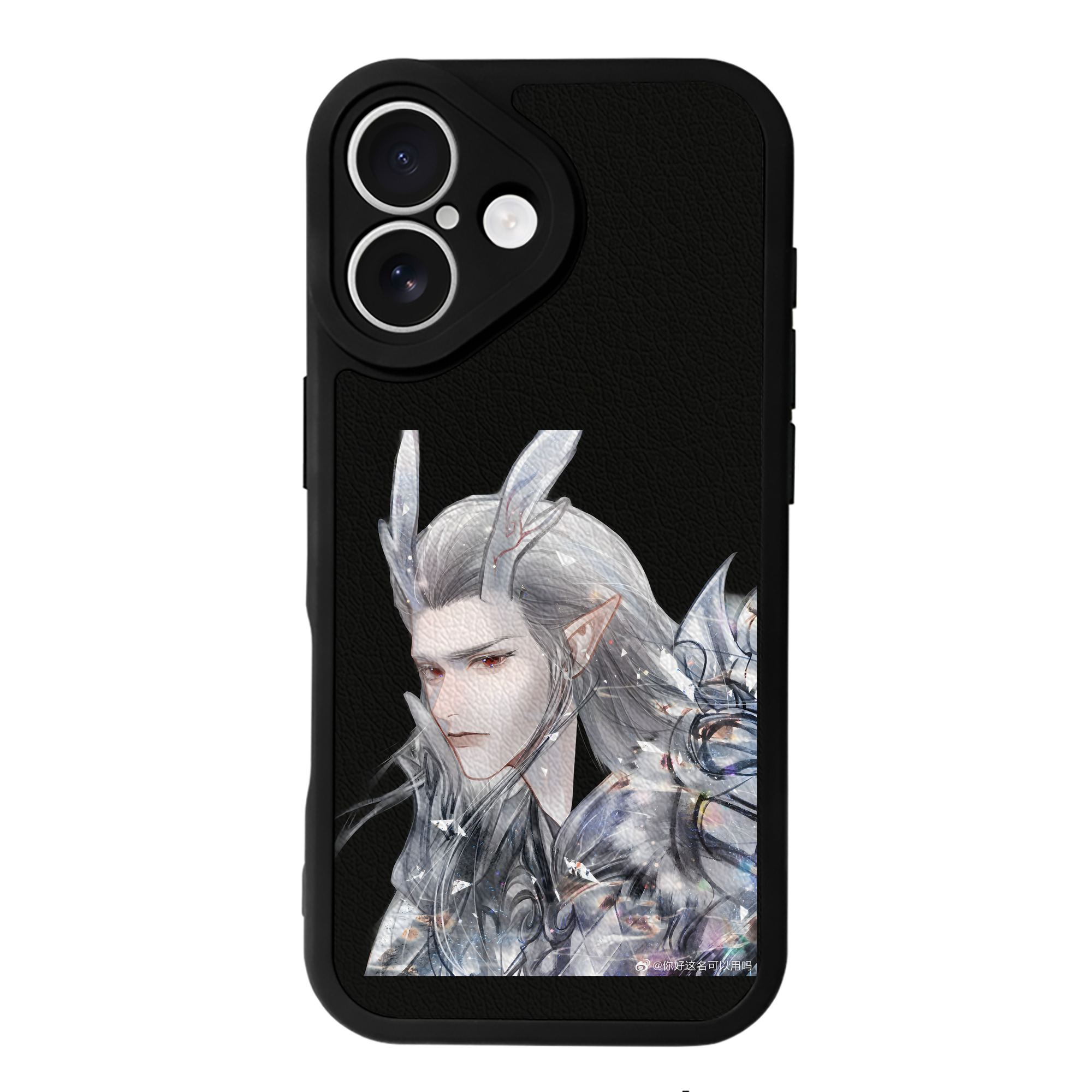 （画像用） Ne Zha 2 ナタ 魔童の大暴れ 【iPhone 16シリーズ対応】シリコンスマホケース（レザー調） 材質：シリコン